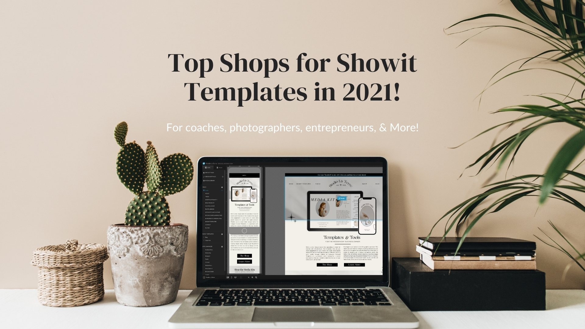best website design shops for showit templates